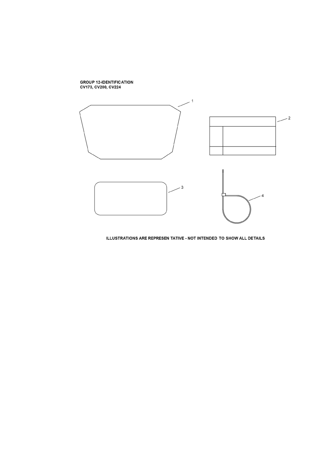 Cv173-3016 Identification Diagram and Parts List for CV173-3016  Cub Cadet Lawn Mower